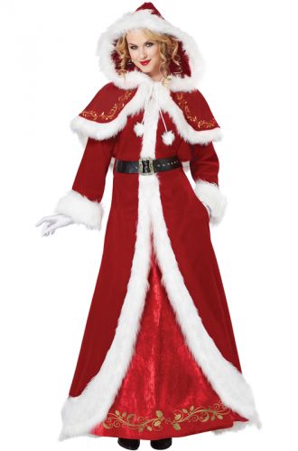 Deluxe Mrs. Claus Adult Costume