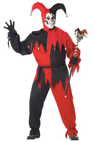 Plus Size Wicked Evil Jester Costume