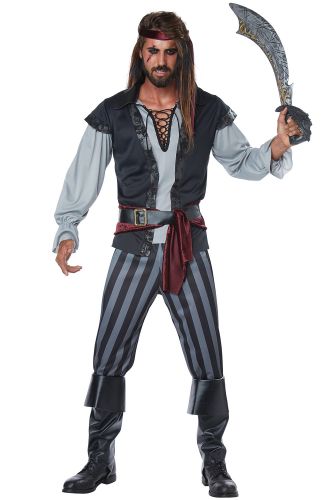 Scallywag Pirate Plus Size Adult Costume