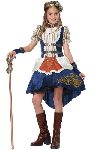Steampunk Fashion Girl Tween Costume