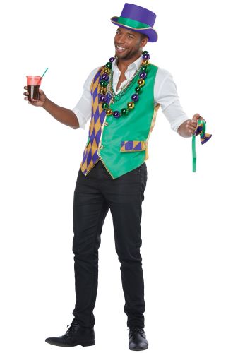 Mardi Gras Man Adult Costume Kit