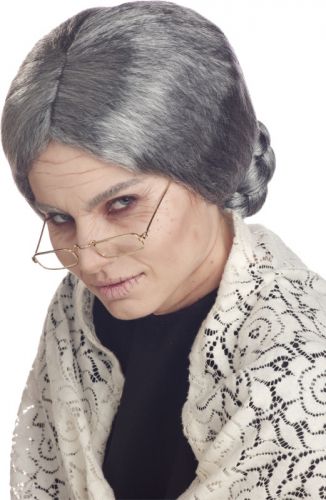 Grandma Costume Wig - Grey