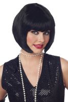 Flapper Costume Wig - Black