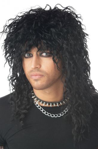 Headbanger Costume Wig (Black)