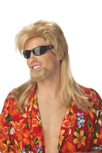Beach Bro Costume Wig - Blonde