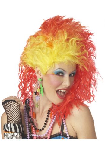 True Colors Costume Wig (Red/Yellow)