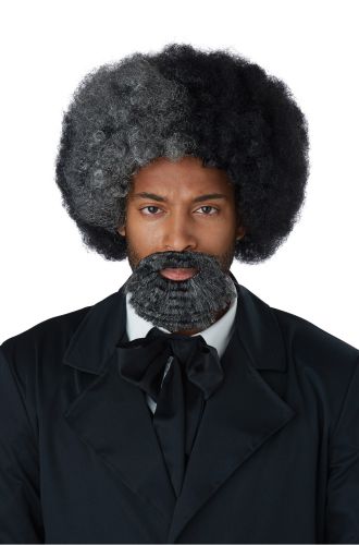 The Colonel Wig & Moustache Costume Accessory Set One Size 