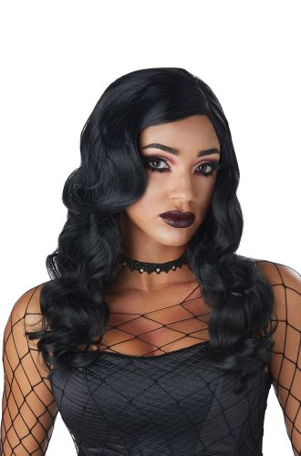 Sultry Siren Adult Wig (Black)