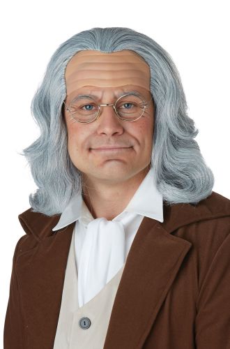 Benjamin Franklin Adult Wig