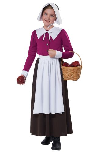 Mayflower Pilgrim Girl Child Costume
