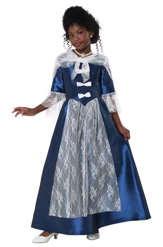 Colonial Period Dress Child Costume
