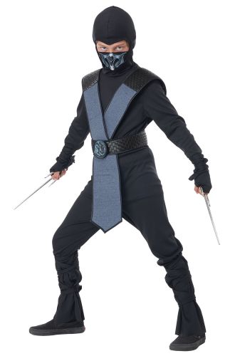 Dragon Master Ninja Child Costume (Grey)