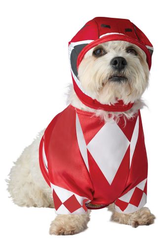 Red Power Ranger Pet Costume