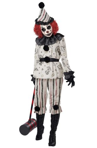 Vintage Creeper Clown Adult Costume