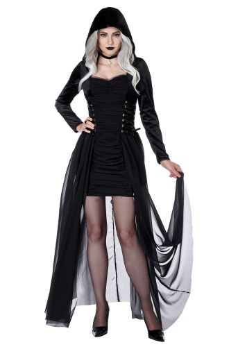 Gothic Hooded Dress Adult Costume