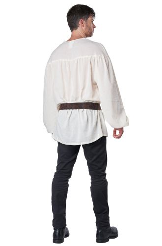 Renaissance Peasant Shirt Adult Costume (Beige)