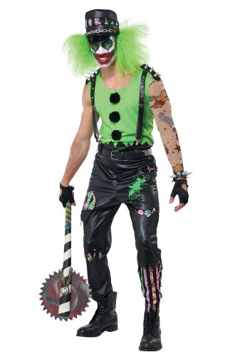 Crazed Clown Adult Costume