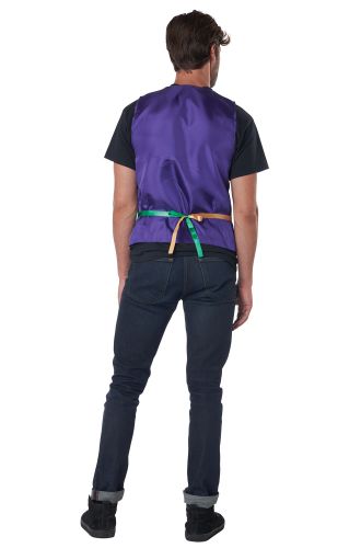 Men's Sequin Carnival Vest Set Adult Costume Kit