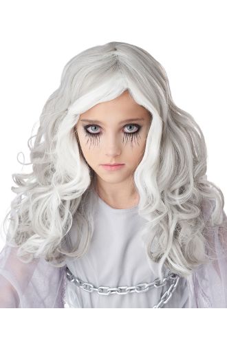 Glow in the Dark Ghost Child Wig