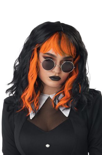 Cute N Crafty Adult Wig (Electric Orange)