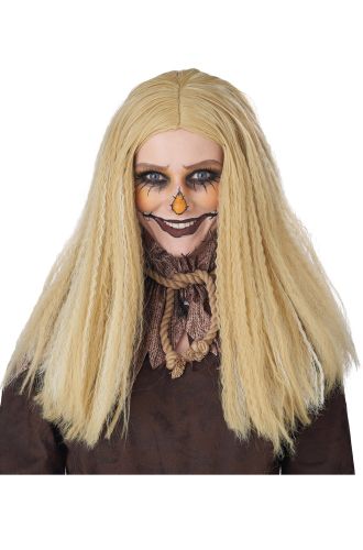 Crimped Scarecrow Adult Wig