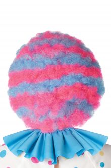 Spiral Clown Wig (Blue/Pink)