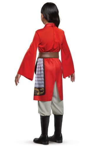 Mulan Hero Red Dress Classic Child Costume
