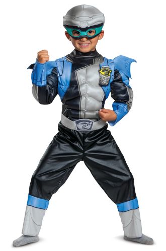 Silver Ranger Beast Morphers Toddler Muscle Costume