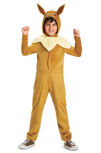 Eevee Hooded Jumpsuit Classic Child Costume