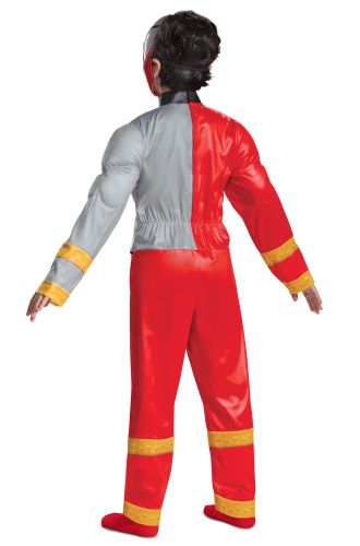 Red Ranger Dino Fury Classic Muscle Child Costume