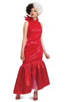 Cruella Live Action Red Dress Classic Adult Costume