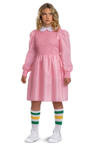 Eleven Pink Dress Classic Tween Costume