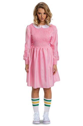Eleven Pink Dress Deluxe Adult Costume