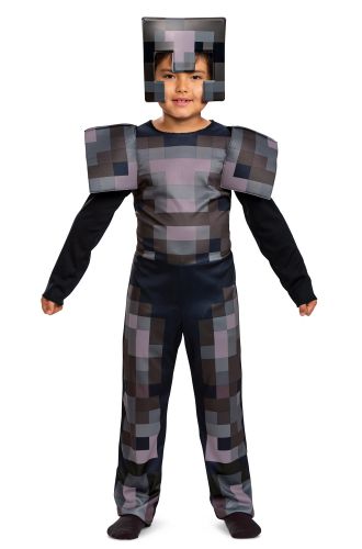 Netherite Armor Jumpsuit Classic Child Costume