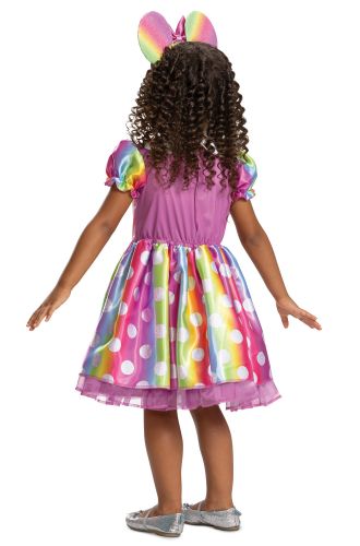 Rainbow Minnie Toddler Costume