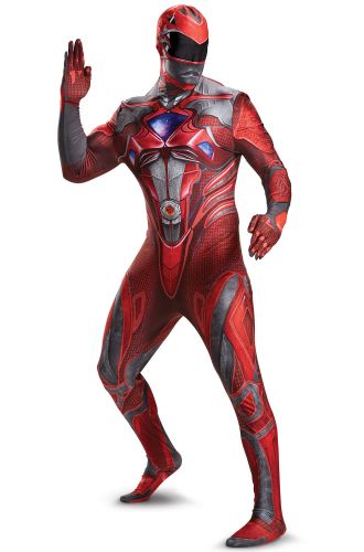 2017 Red Ranger Bodysuit Adult Costume