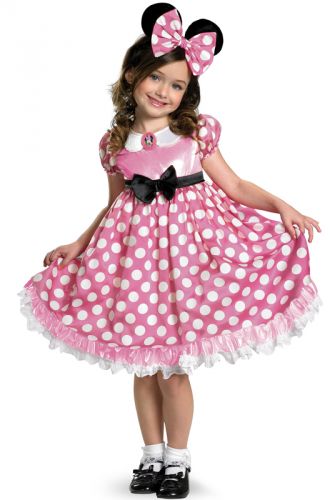 Pink Minnie Glow In the Dark Child Costume