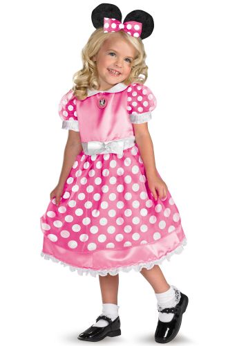 Disney Clubhouse Minnie Mouse Toddler Costume (Pink)