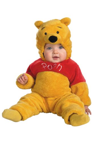 Disney Winnie The Pooh Deluxe Two-Sided Plush Jumpsuit Infant/Toddler Costume