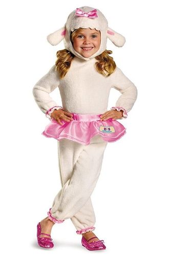 Doc Mcstuffins Child Girls Classic Costume Lab Coat Leggings Headband Disguise 