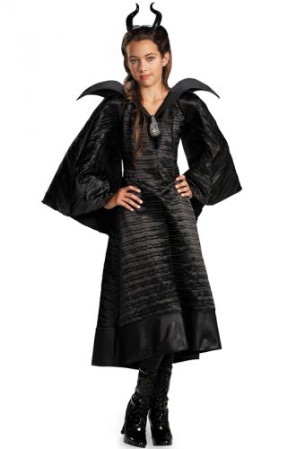 Maleficent Black Gown Deluxe Child Costume