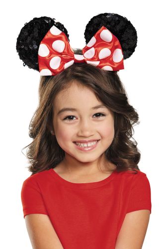 Red Minnie Mouse Sequin Child Ears