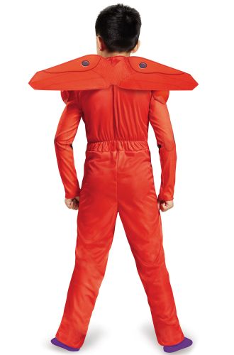 Red Baymax Deluxe Muscle Child Costume