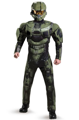Master Chief Deluxe Muscle Adult Costume