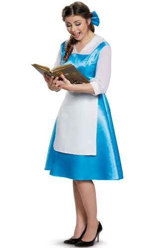 Belle Blue Dress Tween/Adult Costume