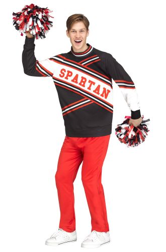Deluxe Male Spartan Cheerleader Adult Costume