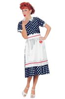 I Love Lucy Polka Dot Dress Adult Costume