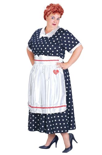 Plus Size I Love Lucy Polka Dot Dress Costume