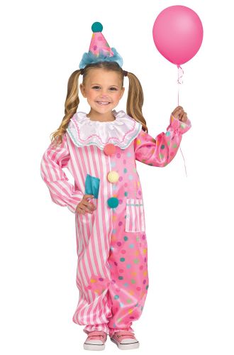 Cotton Candy Clown Toddler Costume
