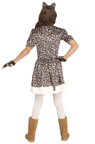 Petitebelle Beige Leopard Bandeau Nœud papillon Gants Chaussures 5pc Costume pour enfants 